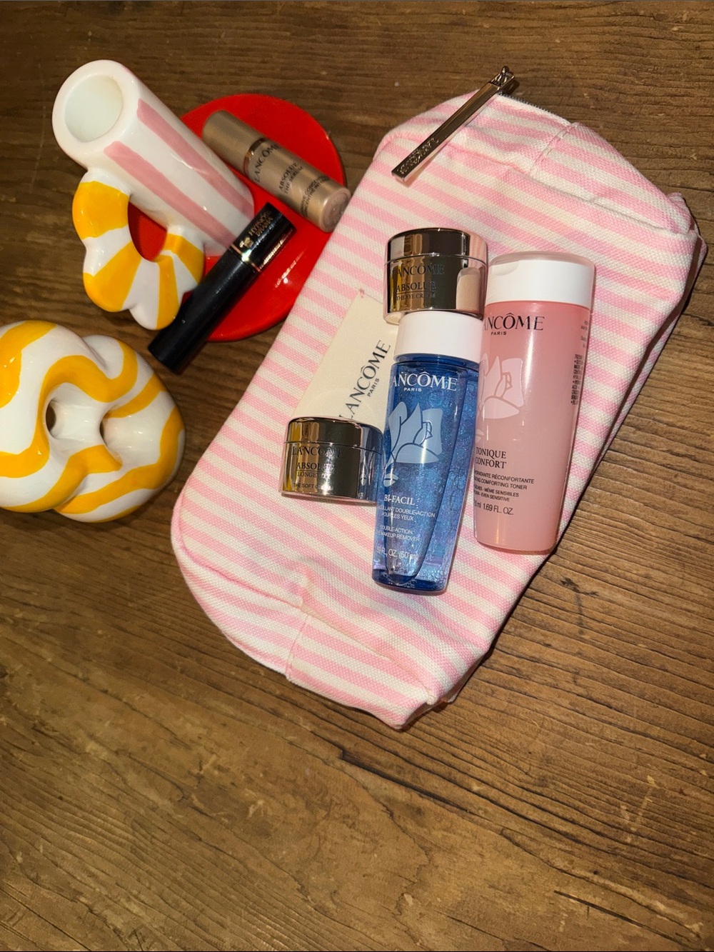 Lancôme set Bi-Facil Makeup Remover & Pink Tonique Comfort Skincare Set